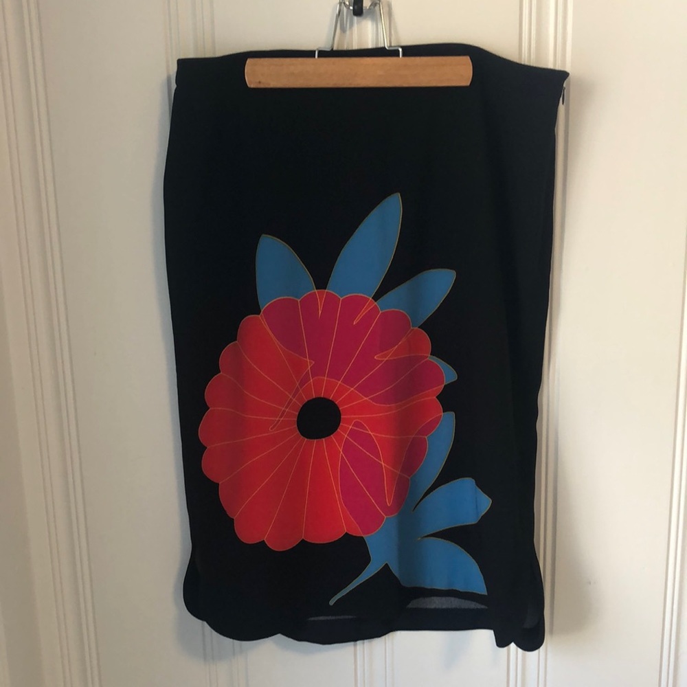 LOFT navy pencil skirt